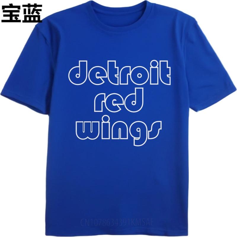 Casual Summer For Man Tshirt Detroit Red Wings Short Sleeve Travel ONeck Tshirt Men Tshirt Funny Tshirt Round Neck Tee