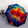 1pc Heartbeat Music Automatic Open/Close Umbrella with Windproof, 8-Rib Sturdy Canopy, Durable Ribs, Ideal for Gifts yy251117056