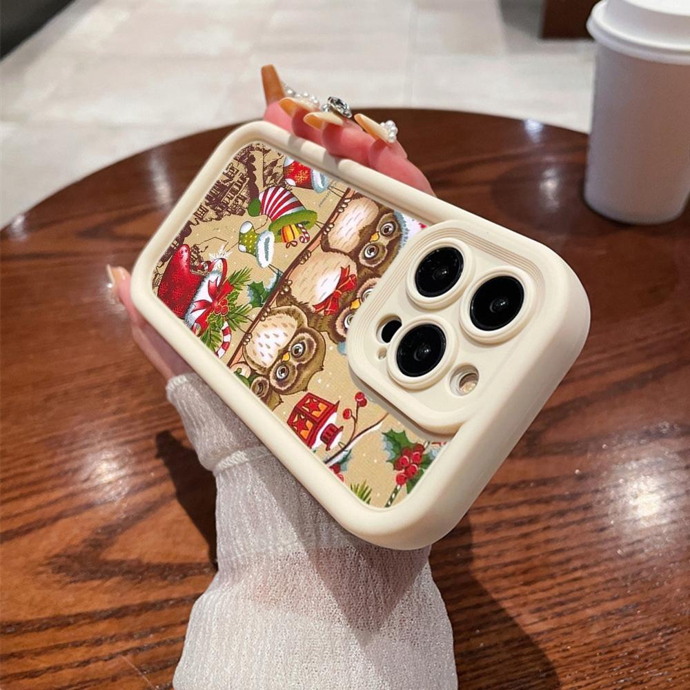 Ae103 Christmas Tree Christmas Phone Cases for Samsung M54 A72 M23 Moto G30 Google Pixel 9 OnePlus 11 Infinix Tecno Angel Eye Ladder Protective Cover