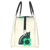 Isolierte Lunch-Tragetasche mit Katzenmotiv von Orla Kiely für Damen, skandinavischer Stil, tragbar, Kühltasche, Thermo-Lebensmittel, Lunchbox, Büro