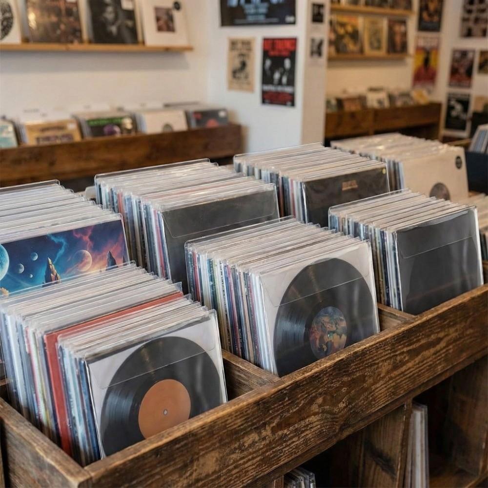 7/10/12 inch LP Record Cover Thickened Record Protection New Vinyl Outer Sleeves  Record