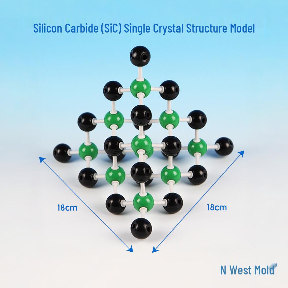 Silicon Carbide SiC 30 Ball Crystal Unit and Diamond Structure Model Atom diameter 23mm