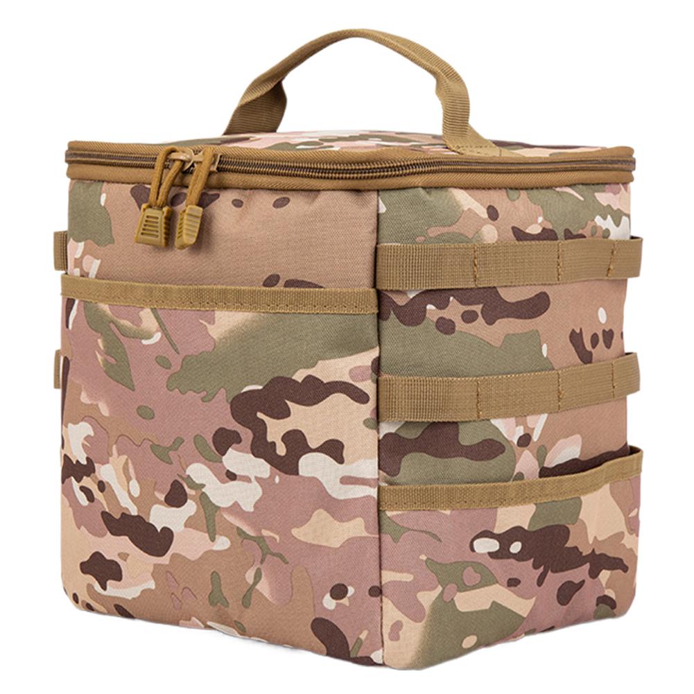 10L campingoppbevaringspose med stor kapasitet gasstankoppbevaringspose Jordspikerverktøyveske Bestikk Håndveske Gasskomfyrbeholder Bæreveske