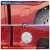 For Chevy Silverado 2014-18Chrome Door Fuel Filler Tank Gas Cap Bezel Cover Trim