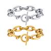 Gold Bracelet Stainless Steel Ot Buckle Thick Chain Large Chain Fashion Jewelry Ladies 803
