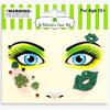 Glitter Face Art Stickers, Self-Adhesive Face Decor Decals for Halloween, Carnival, Festival and Party Makeup