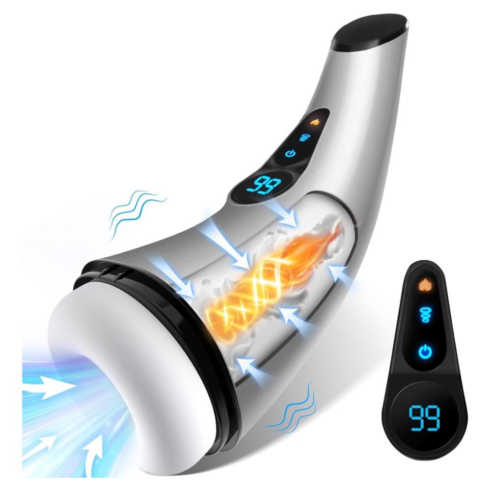 Male Masturbator Mens Sex Toy Penis Pump Sleeve Heating Mens Adult Toys Male Vibrator Stroker Automatic sex machine