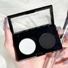 2 Colors Eye Shadow Palette Matte Eye Makeup Smoky Eyeshadow Nude Cosmetics