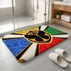 Tomorrowland Floor Mat Machine Washable Soft Flannel Area Rug, Non-Slip Absorbent Floor Mat for Living Room Bedroom Home Decor