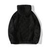 Men Hooded Sweater Fall and Winter New Foreign Trade Slim Round Neck Long Sleeved Square Plaid Casual Windbreaker Male Clothes