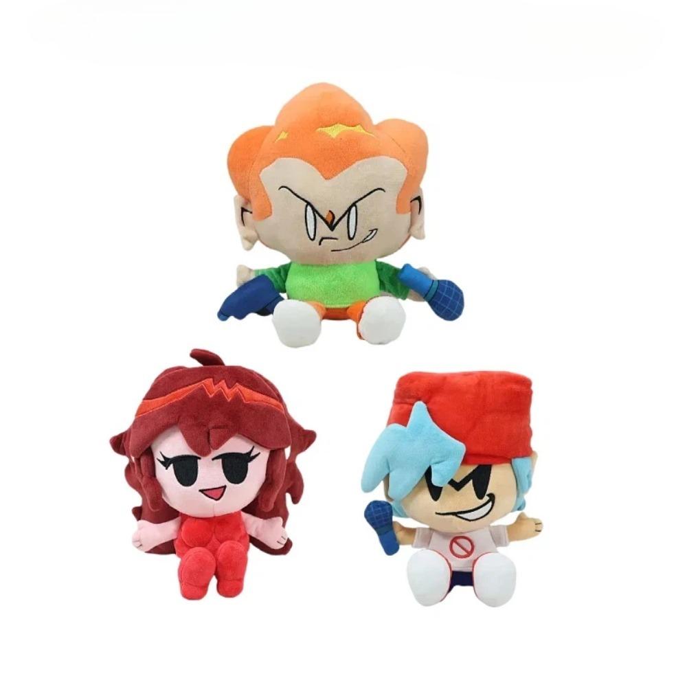 New In Stock Fnf Friday Night Girlfriend Boyfriend Nene Pico Darnell Plush Doll Cotton Anime Toy Halloween Christmas Gift