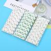 Cute Environmental Disposable Paper Straw Bar  Party Straw 25 Sticks(