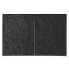 Party Tent Side Walls 2 Pieces with Zipper PE Anthracite Grey