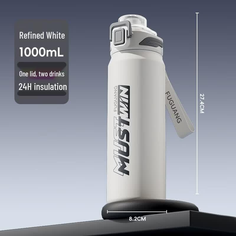 FUGUANG 316 Stainless Steel Thermos Bottle with Pop-up Lid