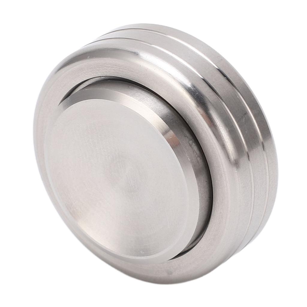 Fidget Gyroscope Toy Anxiety Relieving Metal Portable Round Fingertip Fidget Toy with Bar