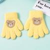 Children's Winter Five-Finger Gloves – Warm, Cute Cold-Proof Gloves for Boys and Girls, Perfect for Cycling and Writing In Autumn and Winter.