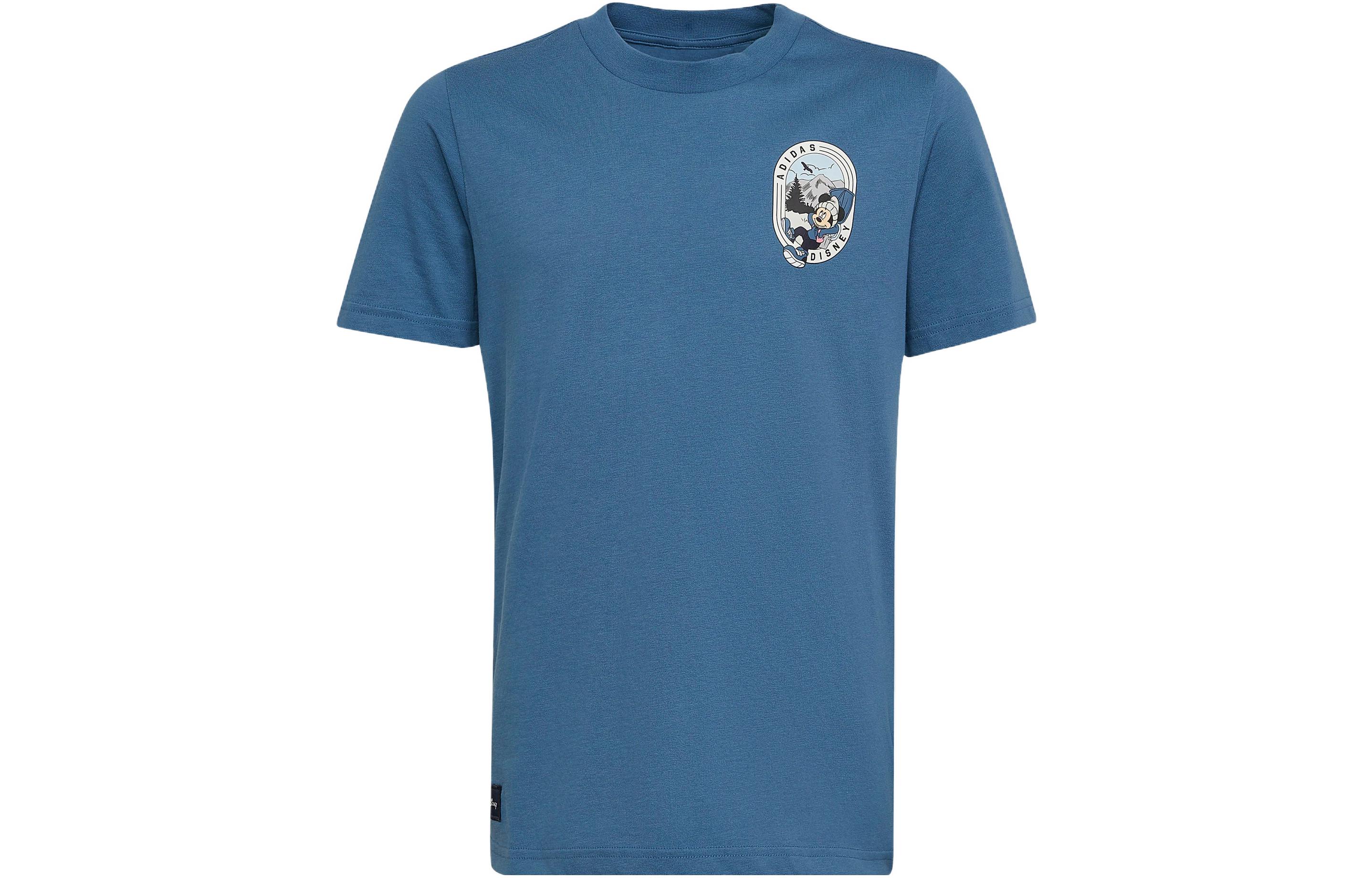 Adidas Originals x ×DISHINI,LIANMINGKUAN DISNEY MICKEY And FRIENDS TEE T Shirt Altered Blue Teenagers HK9781 152
