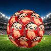 Betty Boop Print Size 5 Soccer Ball, PU Wear Resistant Football for Match Training and Daily Practice, Birthday Gift for Soccer Fans