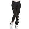 Adidas Vintage Logo Printed Knit Sports Pants Women Pants Black AJ4592
