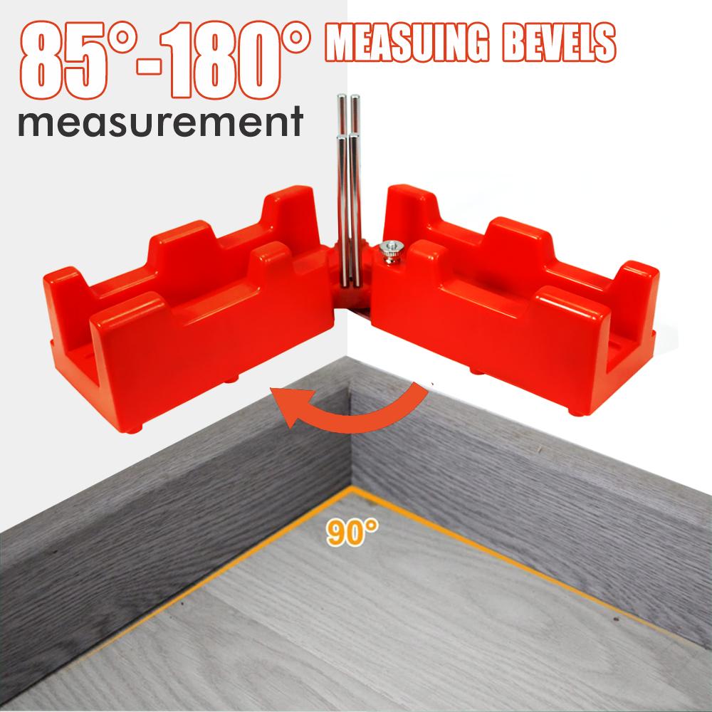 New 2 In 1 Miter Measuring Angle Sawing Cutting Tool 85-180°Measuing Bevels Measurement Precise Cutting Woodworking Hand Tools