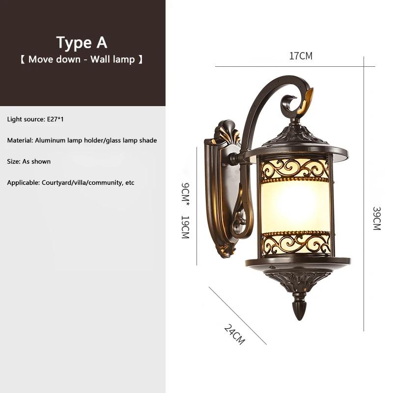 Exterior Wall Lamp Outdoor Lighting Waterproof Outdoor Wall Lamp Entrance Garden Lamp Balcony Wall Lighting Stairway Door