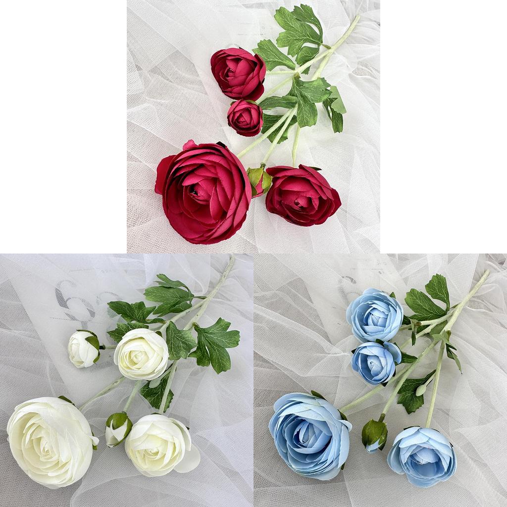 Rose Wedding Decor Artificial Flower Set With Velvet Texture For Home And Event Use