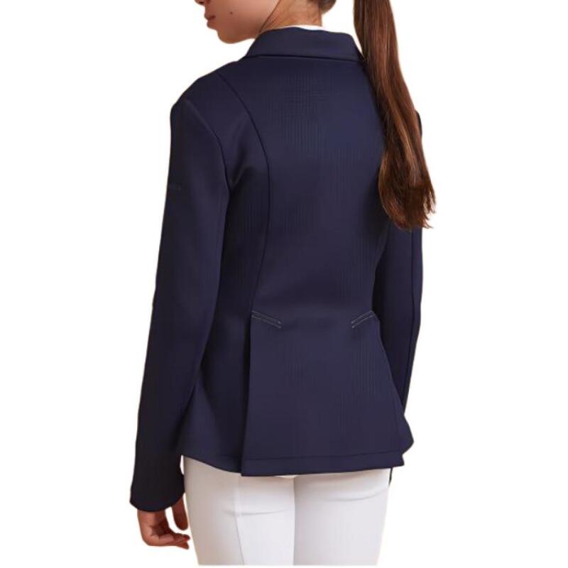 DECATHLON 500 Series Equestrian Race Uniform Solid Suit Inkstone Cyan Children Aged 3 7 Years Old