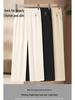High-Waisted Tencel Pants for Middle-Aged and Elderly Women - Loose Fit, Slimming, Elastic Waistband, Casual Straight-Leg.