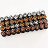 20Sets 1/64 Alloy Car Model Wheels TE37 Mini Wheel with Textured Tire Tyres Spare Parts Diameter 11mm