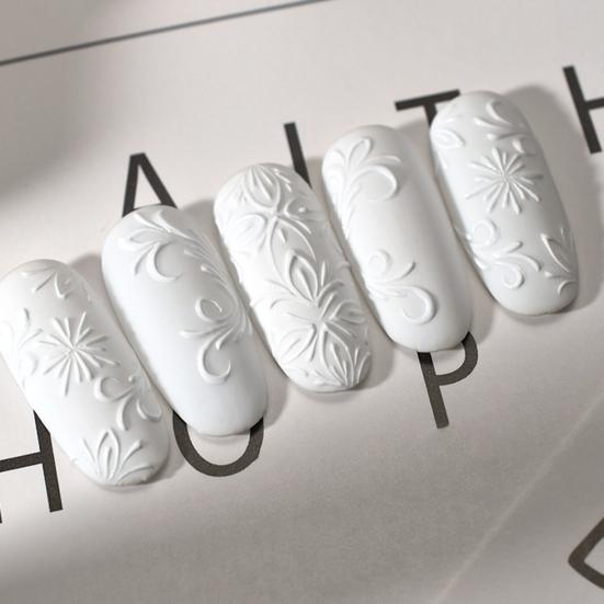 5g Nail Art Plaster No-wash Black White Colorful Painting Canned Gel Embossed Nail Polish Gel for Nail Salon