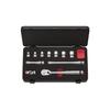 [Kyoto Machine Tools] Nepros 9.5sq. Socket Wrench Set [11-piece] Inch Size (with Case) NTB311BCZ Silver