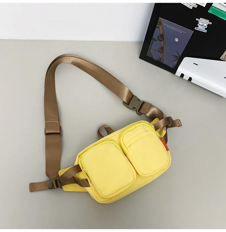 New Breast Bag Men's Sports and Leisure Shoulder Bag Large Capacity Messenger Bag Daily Travel Portable Fanny Pack