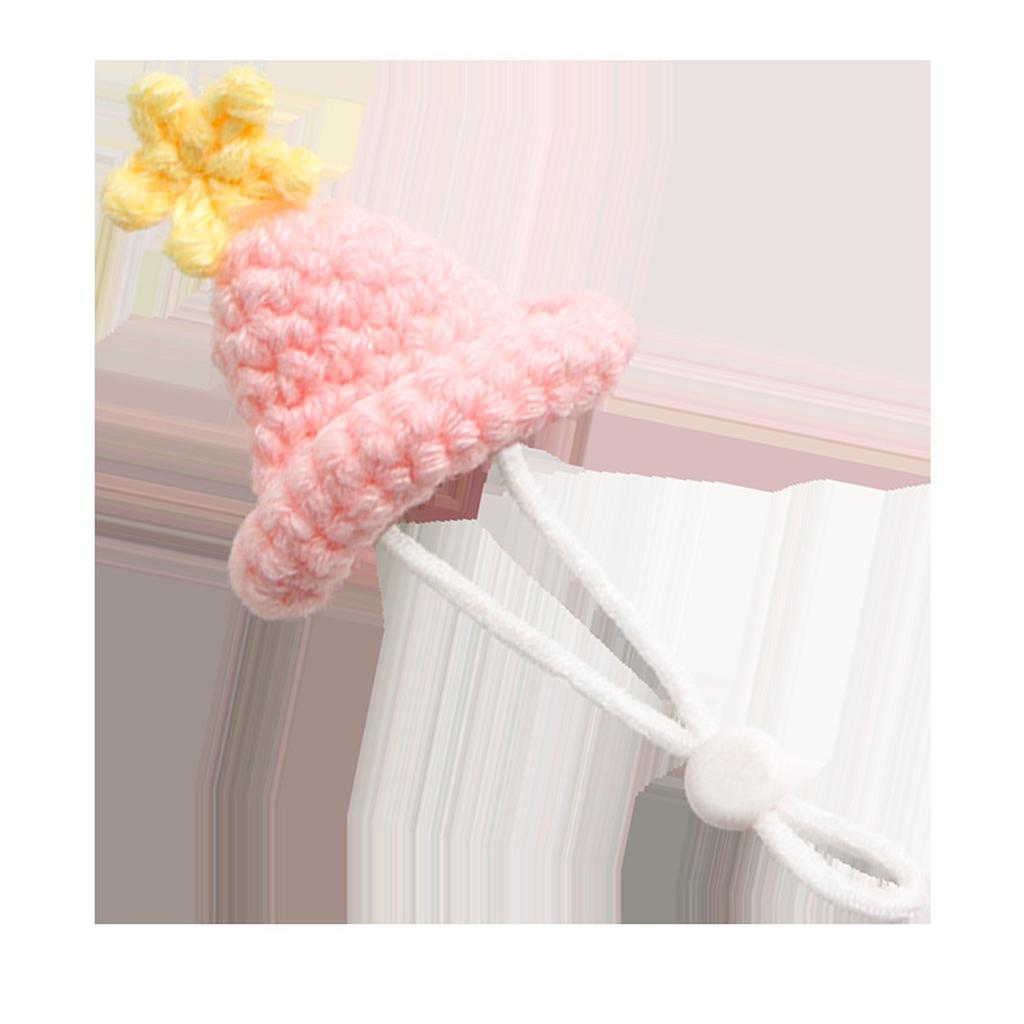Hvězdná pletená čepice pro křečka Pet Hat DIY hračka Oblečení Doplňky