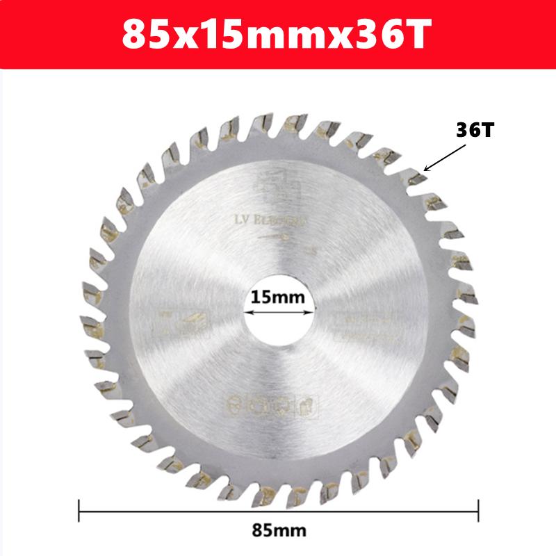 

85 мм мини-дисковая пила отверстие 10/15 мм высококачественное лезвие для пилы по дереву твердосплавное лезвие для деревообработки