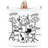 Diary Of A Wimpy Stuff Blanket Ultra-Soft Fleece  Throw Blanket Comfortable Quilt