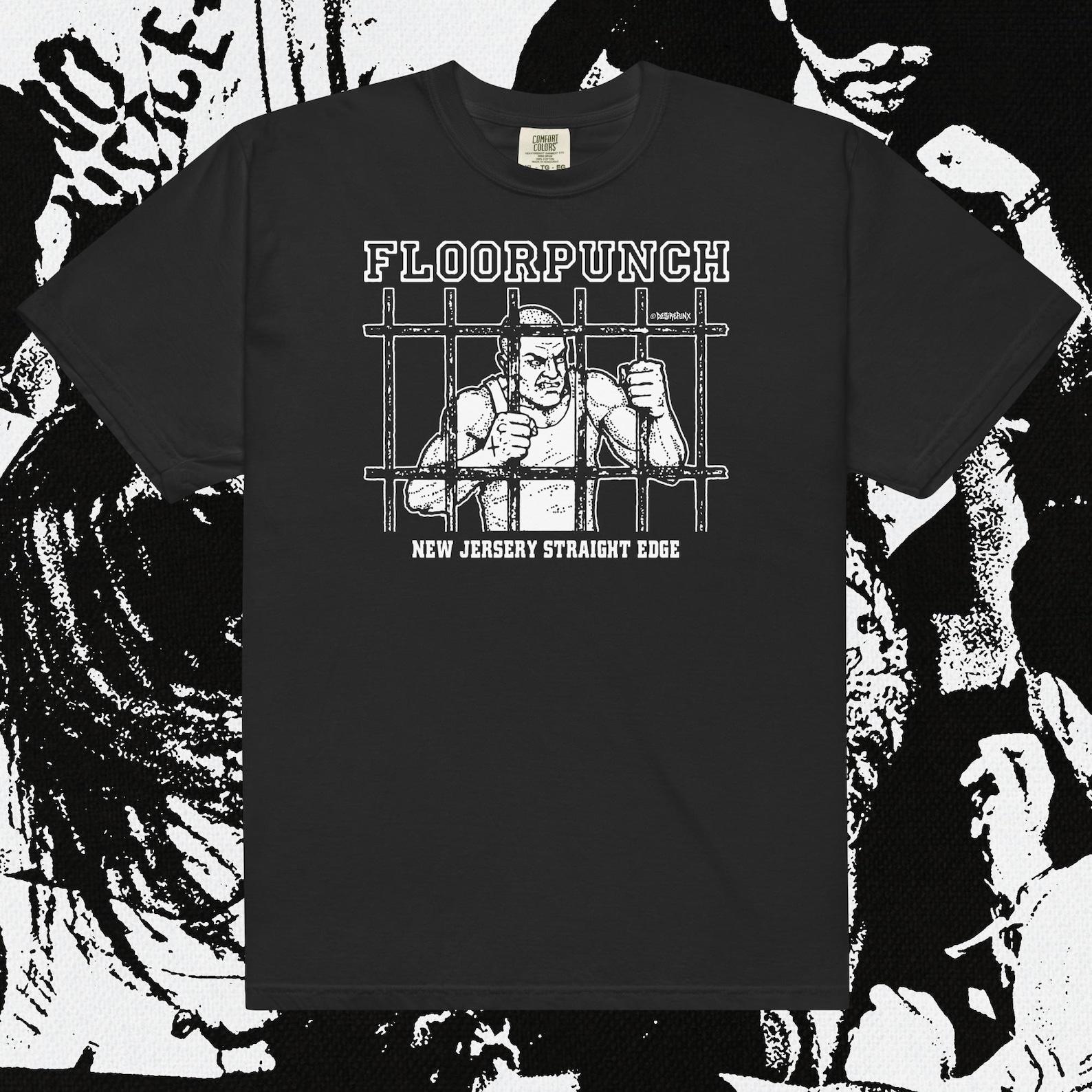 Floorpunch: Straight Edge Hardcore Comfort Colors T-Shirt 2XL