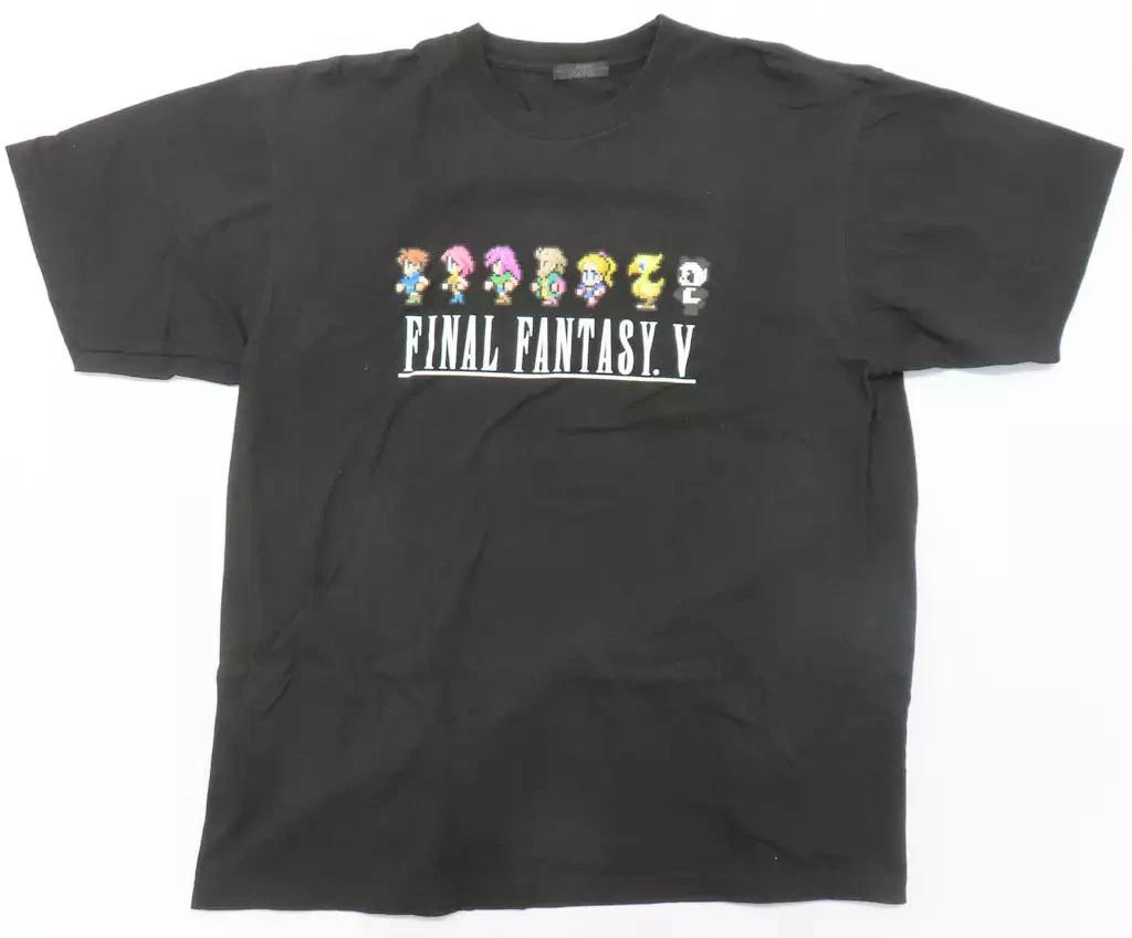 

Candy Stripper Final Fantasy V Pixel Remaster Black Cotton T-T-Shirt Medium Men L