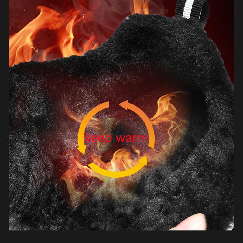 FashionMen Snow Boots outdoor Winter Plush Warm Men cotton shoes Lace-Up Non-slip Male Ankle Boots spring Autumn Man Work Shoes