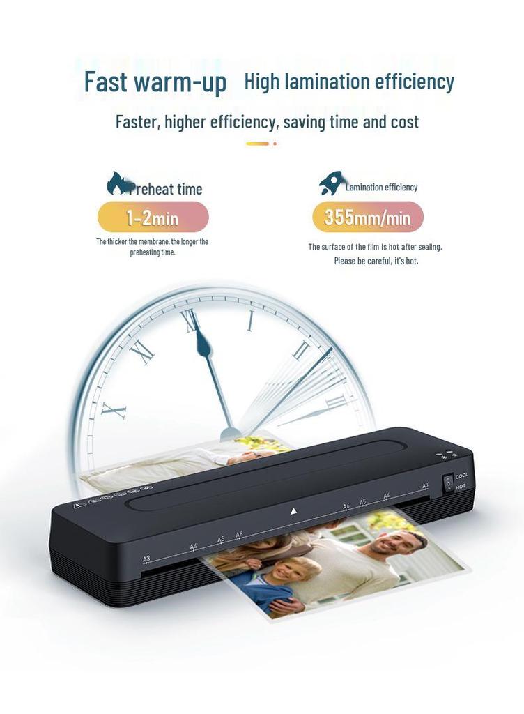 A3 Heat Sealing Laminator for Photos - Compact Home Use