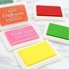 1pcs/pack Large Solid Color Inkpad: Creative Handbook Decoration Diy Basic Finger Stamp Accessories  Indonesian Utility