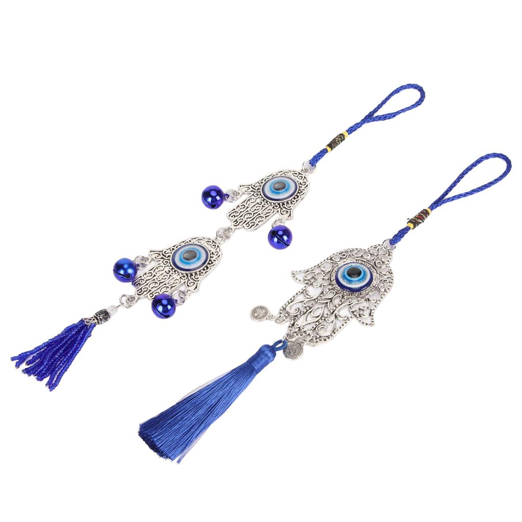 2PCS Blue Eye Hanging Ornament Fashionable Beautiful Exquisite Blue Eye Decoration for Car Home