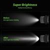 2Pcs 48W Square Bright LED Spotlight Work Light Car SUV Truck Driving Fog Lamp for Car Repairing Camping Hiking Backpacking