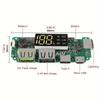 5V 2.4A Micro/Type-C USB 18650 LED Dual USB Mobile Power Bank Charging Module Lithium Battery Charger Board Circuit Protection