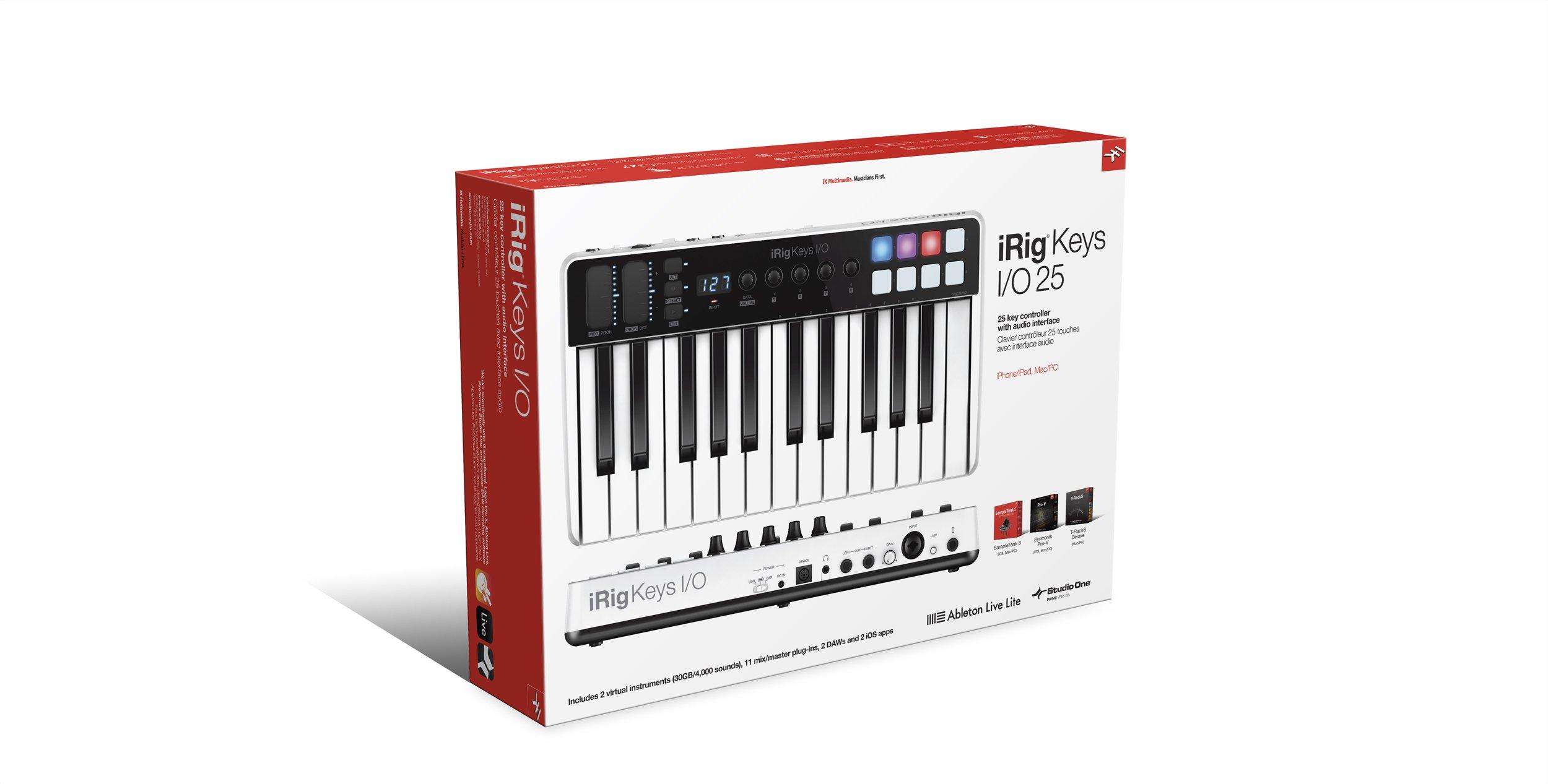 

IK Multimedia iRig Keys IO 25 Audio Interface & MIDI Keyboard