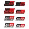 yscr3 3D Metal Car Sticker GR Sport Logo Emblem Badge Decals for Toyota HV YARiS RZ RC RS C-HR Corolla Prius Harrier Camry Tacoma rav4