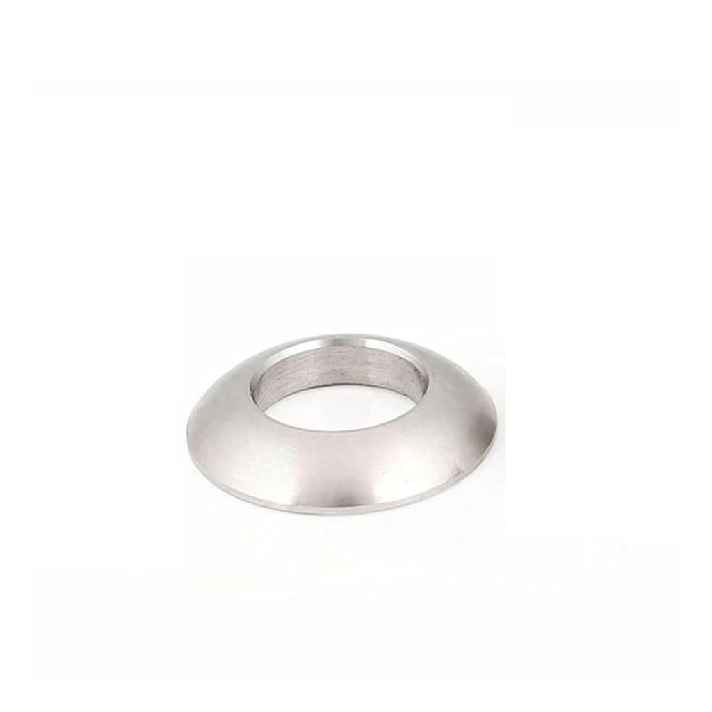 1-10pcs M6 M8 M10 M12 M16 M20 M24 Conical Solid Countersunk Washer 304 Stainless Steel Spherical Gasket Concave Convex Cone Washer (Size : Spherical