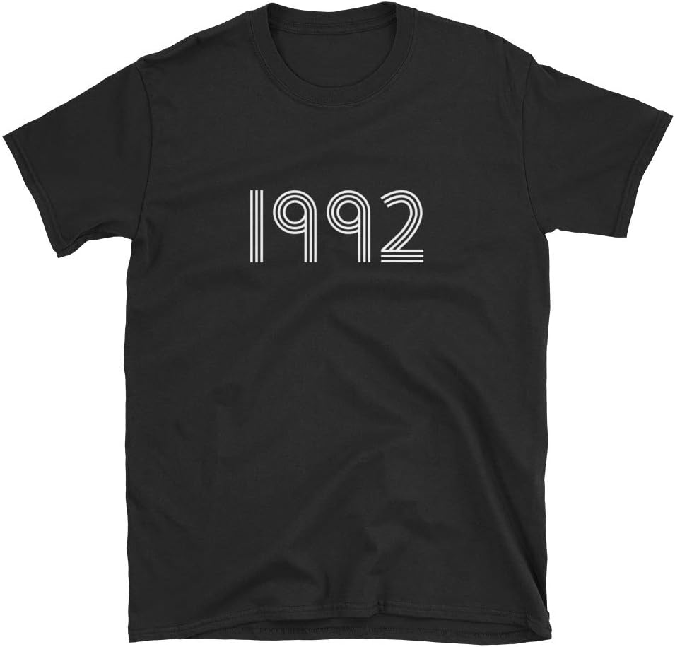1992 Retro Style Graphic Print T-shirt