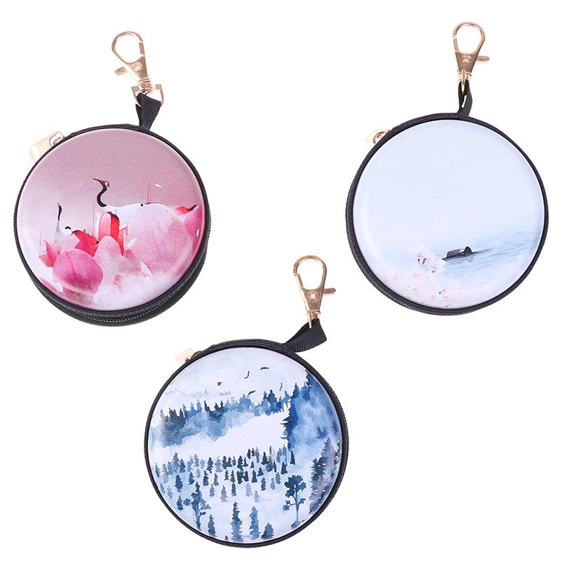 7 Bottles Round Essential Oil Storage Bag Essential Oil Organizer 1Ml 2Ml Bottle