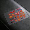 For Honda Waterproof Reflective Motorbike Stickers Easy Peel Removable Decals For Motorcycle Car