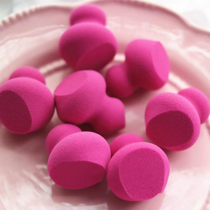 

Dual-Use Soft Gyro Puff Makeup Sponge червоний